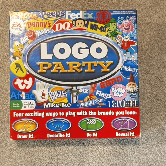 Logo Party Board Game by Spin Master - Picture 3 of 8